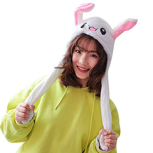 Liamostee - Gorro de Peluche con Orejas de Conejo