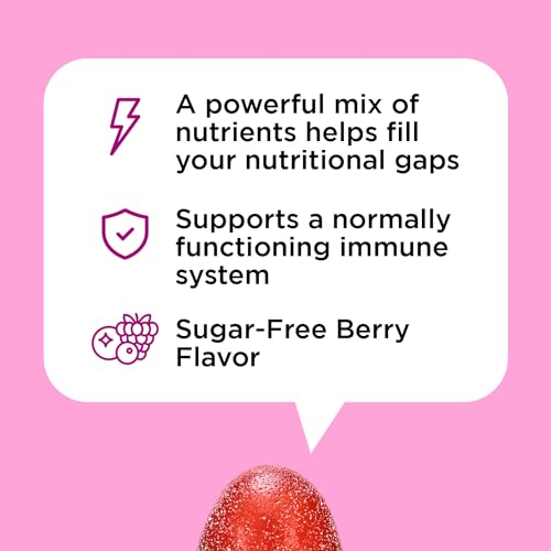 Oh My Vit 400007115 ! For Ellas Women’S Multivitamin Gummy With Vitamins C, E, And Biotin, Sugar Free Berry Flavor thumb #2