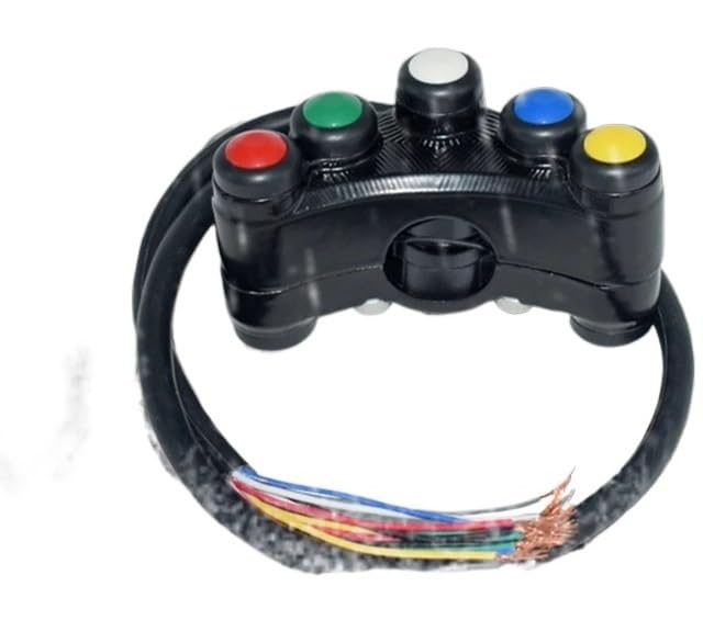 Klaxon ON OFF moto et commandes de phares robustes Model B