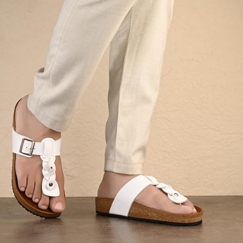 Image of Centrino Men's Berkin-Style Slip-On Sandals | Open Toe Design | Soft PU Footbed | Lightweight & Comfortable | Arch Support | On-Grip Sole | Casual Outdoor Wear (6867)