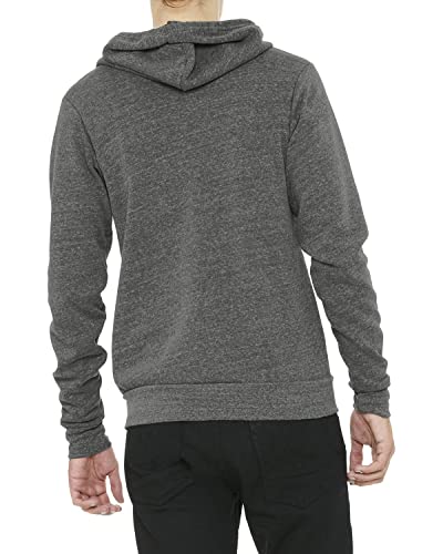 JustBlanks Unisex Sponge Long-Sleeve Fleece Full-Zip Hooded Sweatshirt Drawstring with Pocket Casual Full-Zip Hoodie for Men2