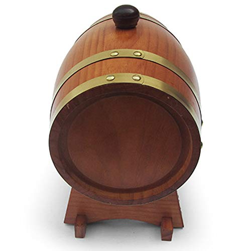 Vinta - Barile di legno da 3 l per birra, whisky e rum, perfetto per casa, bar, ristorante, esposizione e porta birra, ideale per detive Sto & Serving Solut