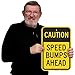 SmartSign-T1-1028-HI Caution - Speed Bumps Ahead Sign By | 12