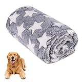 Helweet Mantas para Mascotas, Manta para Perros, Animal Doméstico Manta, Perros Gatos Cálida Protección Manta, Proporciona a Tu Mascota un Buen Descanso Nocturno, 104 x 76cm
