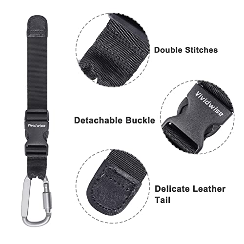 Image of Luggage Straps, Add a Bag Luggage Strap Jacket Gripper, Luggage Straps Carry-on Baggage Suitcase Straps Belts Travel Accessories (Black, Hook x 1)