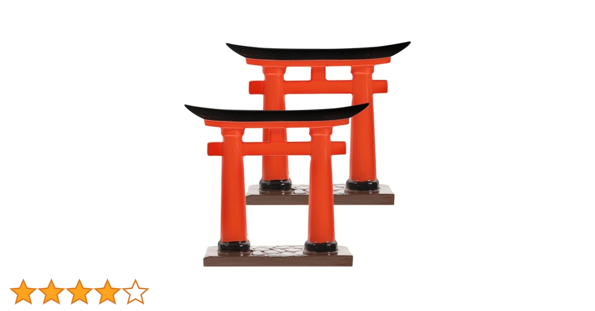 Amazon.co.jp: Didiseaon 赤 日本 神戸 鳥居 2個 ミニチュア