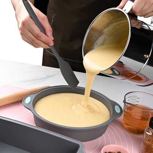 Moldes de silicona para repostería casera moldes redondo cuadrado rectangular para meriendas 8
