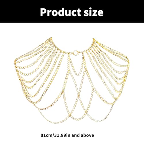 Joyería de moda con cadena de cuerpo elegante con borlas 4