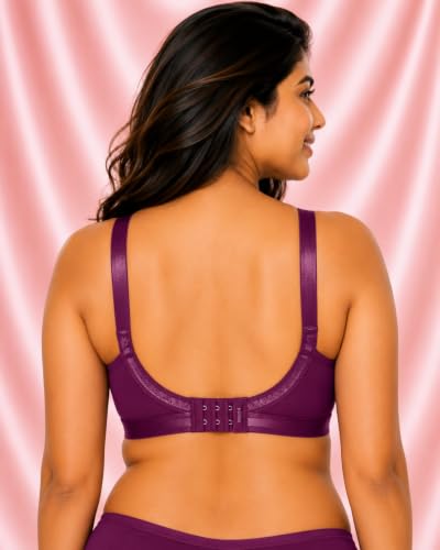 Image of SONA Perfecto Plus Size Cotton Full Coverage Bra for Women Heavy Bust