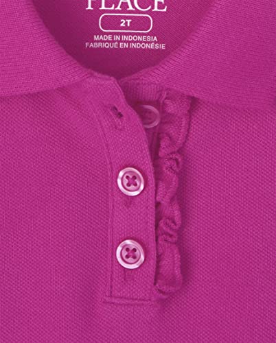The Children's Place Camisa polo de piquê de manga curta para bebês meninas e crianças pequenas, Au