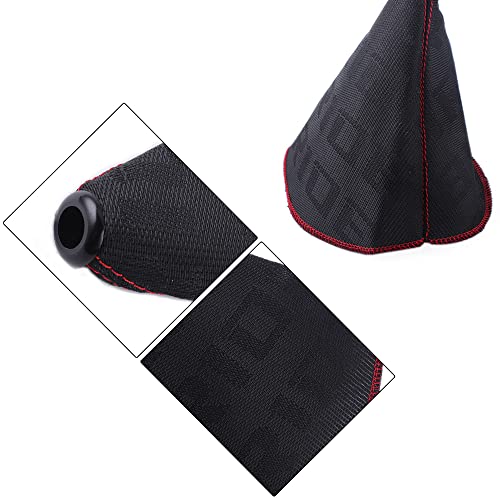Universal Shift Boot Cover,Fabric Shifter Manual/Auto Shift Knob Boot Dust Cover (Gray) #TOP2