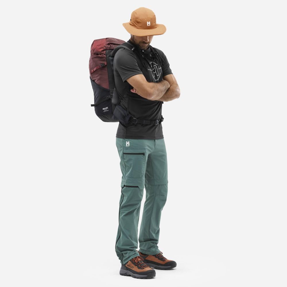Millet Pantalon De Randonnée et Trekking 2 en 1 Strech et Convertible, Homme, UBIC Zipp Off