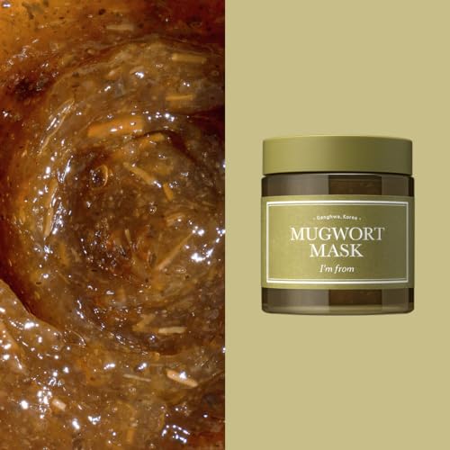 I'm from Mugwort Mask 3.7 fl oz, Natural Herb from Korea, Wash-off face mask, reduces redness, cooling and fast soothing breakouts for Sensitive, bumpy, heated skin - Image 3