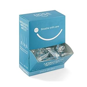 NOSA Mentholated Nose Plugs to Block Pungent Odors (Box of100)