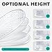 Dr.Tucker+ Heel Lifts, Shoe Lifts for Uneven Legs, 4 Layers Adjustable Orthopedic Heel Lifts for Shoes, Leg Length Discrepancy, 1/8