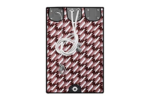 Image of Stylista Washing Machine Cover Compatible for IFB Senator Smart 8 Kg Front-Load Symmetric Pattern Maroon