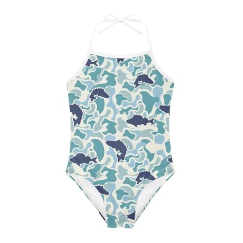 Image of ELEQIN Swimwear Swimsuit One Piece Girls Bathing Suit Animal Pattern 1-10 Years