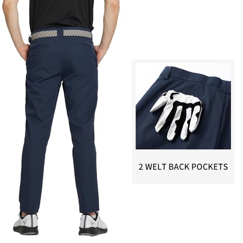 Image of M MAELREG Golf Pants Men Quick Dry - 30 inch /32 inch /34 inch Stretch Lightweight 5 Pockets Water-Resistant Casual Mens Dress Pants