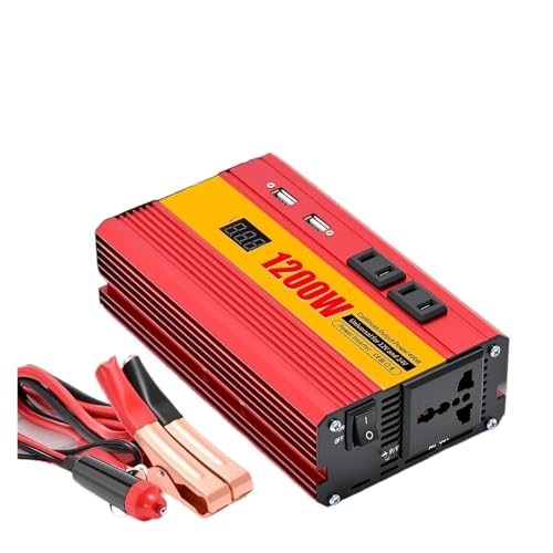 Onduleur à ondes modifiées 1200W convertisseur 12V 24V vers AC 220V
