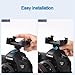 Suptig Adjustable Power Bank Holder with 2 Cold Shoe Mount for Camera Rig, Phone Mount.