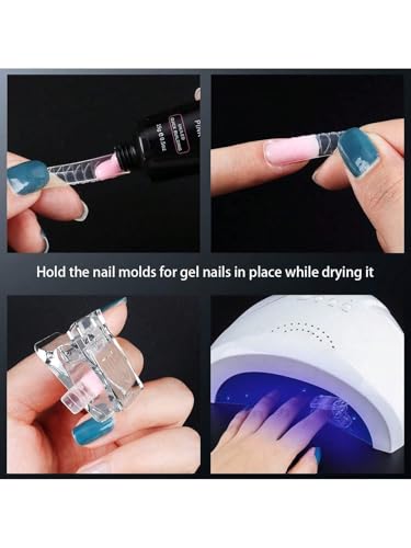 Pinzas para puntas de uñas 30 piezas para extensión miniatura 3