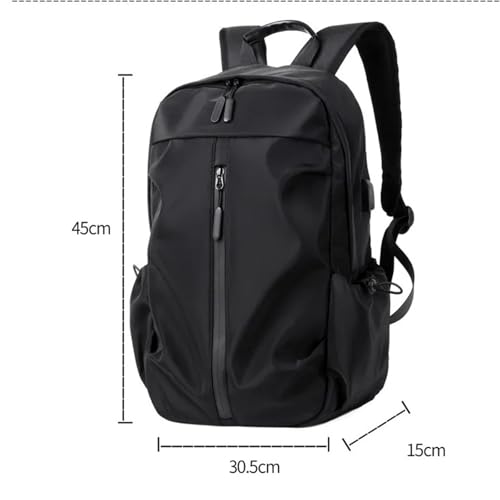 Clear Backpack Casual Backpack Men's Travel Trendy College Student Schoolbag Fashion Korean Version Travel Bag(Blue flower)4