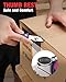 WORKPRO Folding Utility Knife, Quick-Change Box Cutter, Blade Storage in Handle with 5 Extra Blades Included