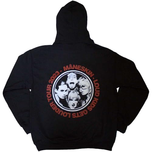 Sweat-shirt à capuche Maneskin idéal pour vos concerts et festivals rock