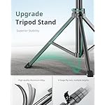SENSYNE 62" Phone Tripod & Selfie Stick, Extendable Cell Phone Tripod Stand with Wireless Remote and Phone Holder, Compatible with iPhone Android Phone, Camera - Image 3