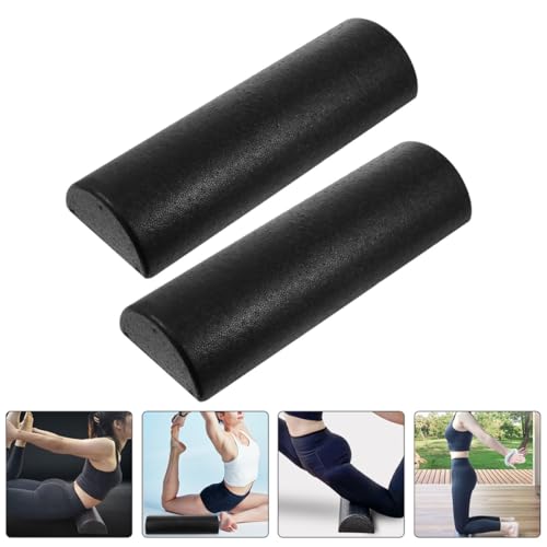Rodillo de Yoga Semi-Circular VALICLUD, Rodillo de Espuma para Relajación Muscular y Entrenamiento del Equilibrio en Pilates y Ejercicio, Par de 45 cm para Estiramientos de Espalda, Piernas y Hombros miniatura 7