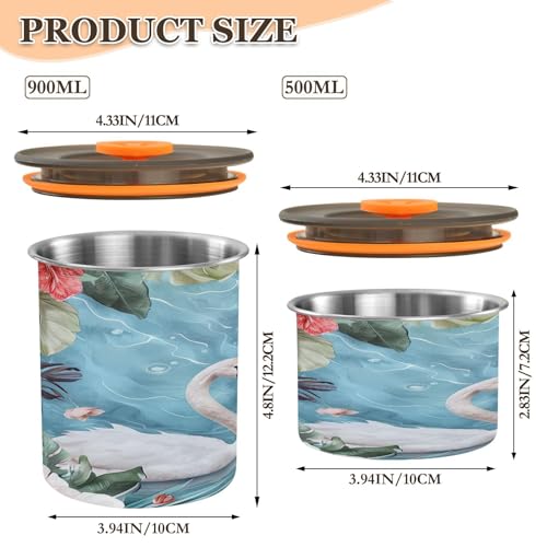 Contenedor Hermético de Acero Inoxidable para Café 30 oz miniatura 3