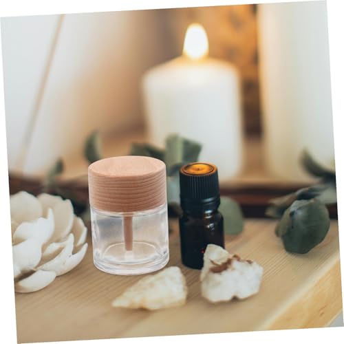 Difusor de Aceites Esenciales Cilíndrico con Tapa de Madera miniatura 7