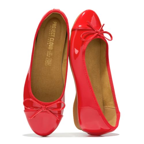 Image of Project Cloud Ballet Flats for Women - Leather Insole Womens Flats Shoes
