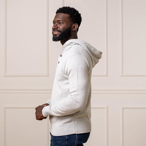 Image of Organic Henley Sweater Hoodie