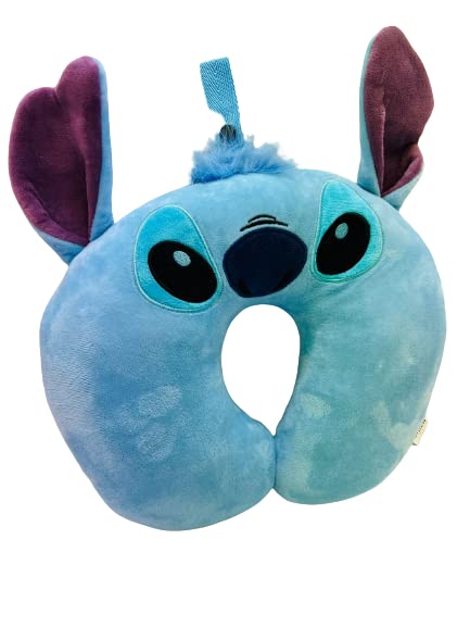 Divas WorldLilo Stitch And Angel Neck Cushion U Shape Pillow Travel Accessories Sleep Support Soft Comfortable Great Gift (Lilo Stitch)