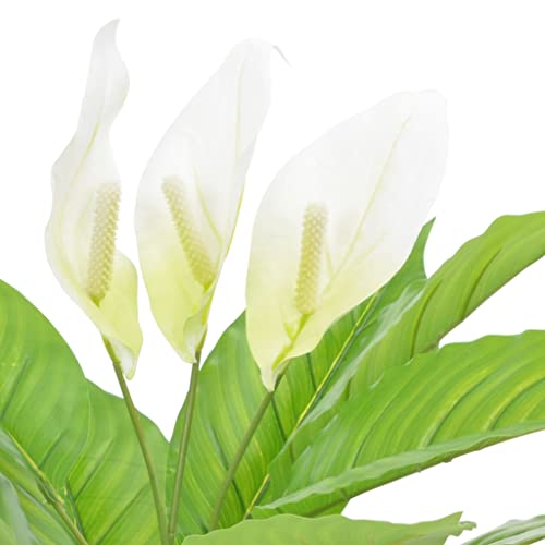 VidaXL Anthurium Artificiale con Vaso Realistico