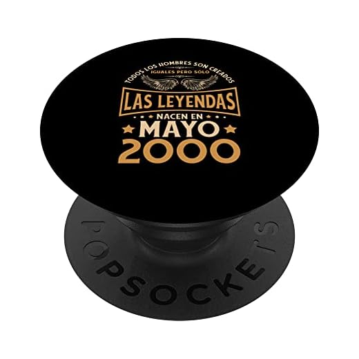 Cumpleaños Hombre Regalos Las Leyendas Mayo 2000 PopSockets PopGrip Intercambiable