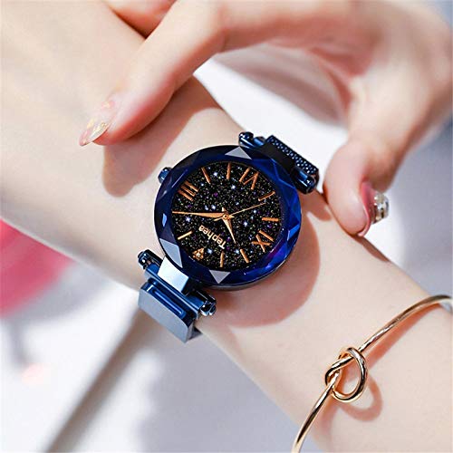 XDAWQP Orologi da Donna Orologi da Donna Orologio da Polso Magnetico con  Cielo Stellato Femminile Orologio da Polso al Quarzo Orologio da Polso da  Donna alla Moda (Blu) : Amazon.it: Moda