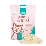 Best Friend - lettiera per gatti al tofu da 5,5 l Agglomerante e Vegetale. Fino a 30 giorni di utilizzo. Si smaltisce nell'organico o nel wc. Sabbia gatti anti odore Classica