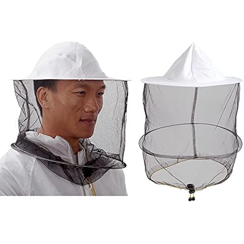 ZffXH Sombrero Redondo de Apicultor con Velo y Mosquitero Cover