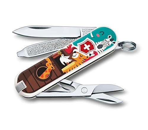 Victorinox Erwachsene Taschenmesser Classic, 58mm, The Ark, Angabe