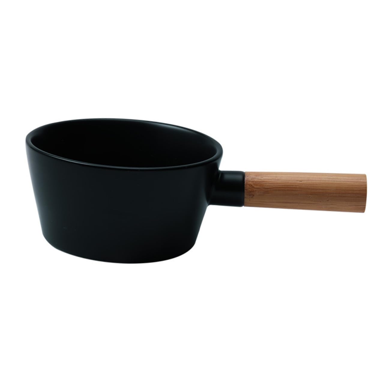 Bol céramique grand modèle vaisselle noire pour soupe salade et céréales du matin