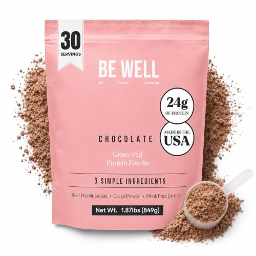 Be Well by Kelly Grass Finished Clean Chocolate Protein Powder Organic