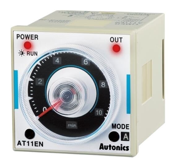 AT11EN Timer, Analog, 6-Mode, Multi-Range, 2 SPDT, 100-240VAC/24-240 VDC, 11 Pin (Socket req'd)