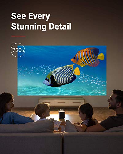 Portable Projector for Home Entertainment: NEBULA Mars II Pro 500 ANSI Lumen - Black