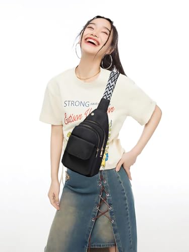 Image of AOSTIHOT Small Crossbody Bags Sling Bag for Women, Sling Backpack Chest Daypack Cross Body for Travel Casual Running Hiking Multicolor