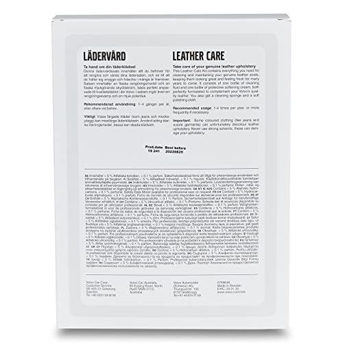 Volvo - Lederverzorgingsset, leder reiniger 250ml en leder beschermings creme 250ml - Image 4