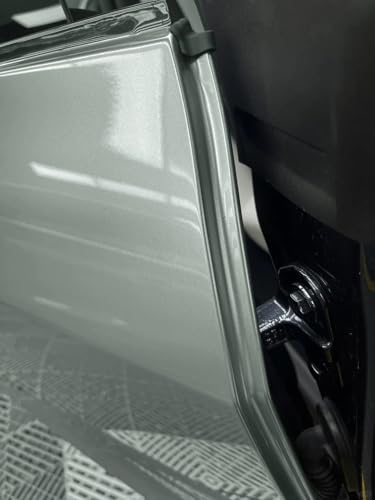 Image of LZLRUN High Gloss Vinyl Realistic Paint Wrap Roll Car Sticker Film Decal Bubble Free Come with Installation Tool Set (Silver, 4Inch x 30ft)