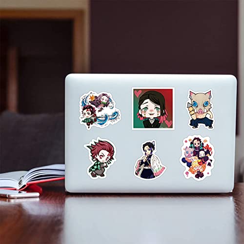Jan For 鬼滅の刃シール 50枚セットアニメ ステッカー 防水シール スーツケースステッカー お気に入りのスーツケース ギター 車 バイク 自転車 ヘルメット スケートボー おしゃれ シール 鬼滅の刃 グッズ Janコード検索 じゃん検索