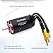 Supersonic 3674 Brushless Motor, 2000kv 4 Pole Waterproof Sensored Brushless Motor Explosion Proof for 1/8 1/10 RC Car Truck